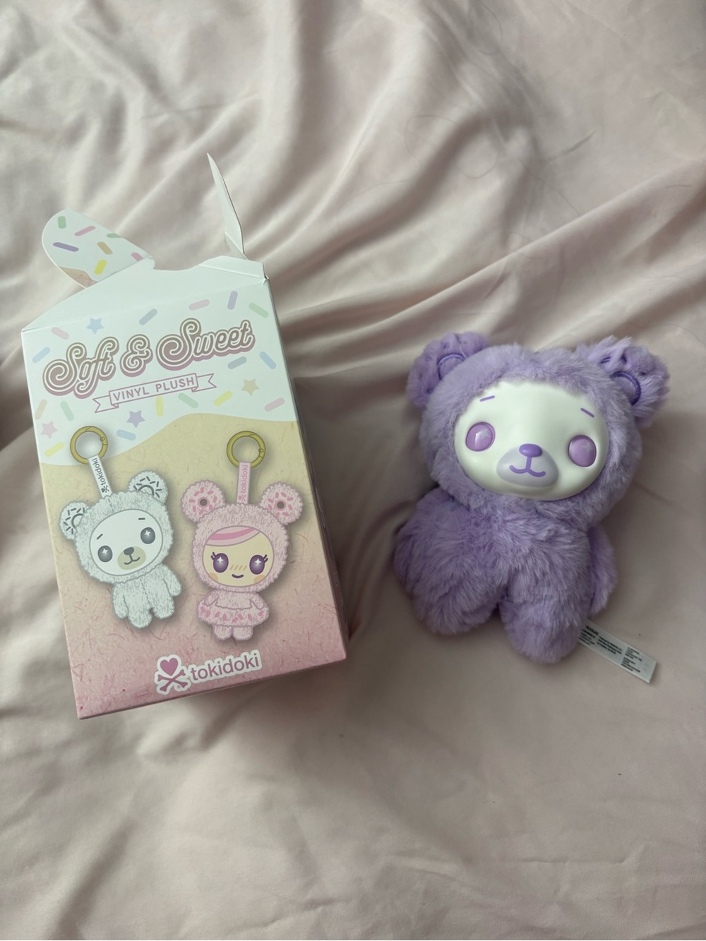 tokidoki Purple Plush Soft & Sweet keychain
